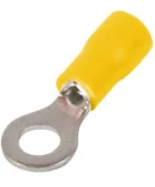 Изолированный наконечник RV1.1.25.8  0.5-1.5mm2 желтый