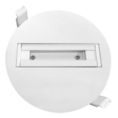 Шина врезная трекового светильника два контакта белый Horoz