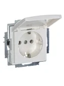 Розетка внутренний блок с затвором 16A 250V 2P+E Senda белый