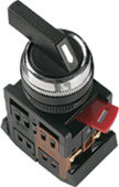 Переключатель ALCLR-22 I-O-II negru TDM