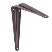Кронштейн для полочек с полимерным покрытием  KM-200x250 коричневый