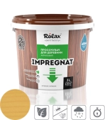 Пропитка для дерева, цвет: Желтый, IMPREGNAT ROLAX 1L