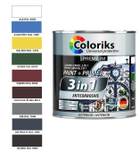 Грунт-Эмаль 3в1 COLORIKS Premium, Синий RAL 5005, 2,7л