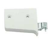 Подвеска мебельная регулируемая белая пластмасса 