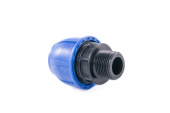 Муфта компрессионная с наружной трубной резьбой PN16 Ø20x3/4” для ПНД (PE) труб RTP