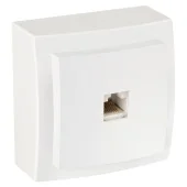 Розетка RJ45 для передачи данных, белая THEMIS NILSON 26111044