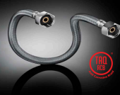 Шланг соединительный гибкий TUCAI 400 мм, 1/2" ВР-ВР, Антикоррозионный TAQ ACB