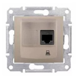 Розетка внутренняя 1*RJ45 cat 5EUTP SENDA TITAN
