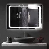 Зеркало Bayro Omega прямоугольное 800x600 LED touch