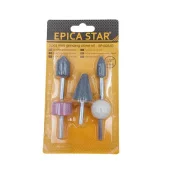 Набор абразивных насадок для дрели, 5шт, Epica Star, EP-50641