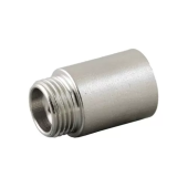 Удлинённый ниппель из никелированной латуни MF - 1/2"x40