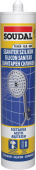 Силиконовый герметик SANITAR 280ml, белый, SOUDAL