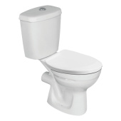 Унитаз компакт пристенный Italian P-trap + крышка PP, Bluetone Impex, Индия