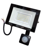 Прожектор LED 30W 6500K  140*100 мм  с сенсором  LUX-115A-30W