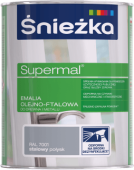 Масляно-фталевая эмаль SNIEZKA Supermal 0,8л, серая