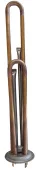Тэн д/бойлера на фланце d.63mm L240mm (резьба анод М4) 2000W 2000-2