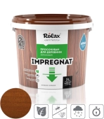 Пропитка для дерева, цвет: Дуб темный, IMPREGNAT ROLAX 3L