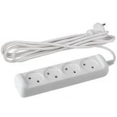 Удлинитель  4 розетки  2P+E 3m KONZA 4000-3