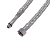 Шланг гибкий для смесителя TUCAI 800 мм, 1/2" ВР-М10 L34, Антикоррозионный TAQ GRIF ACB