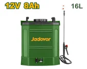 Опрыскиватель тип "рюкзак" с насосом на аккумуляторе 8Ah/240 мин работ; 16л; Jadever