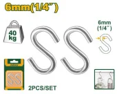 S-образный крюк 6mm (2buc) JDSHK2K06 Jadever