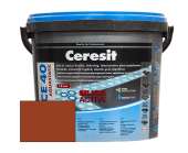 Затирка цементная для швов Ceresit CE40 Aquastatic №49 Кирпичный - 2 кг