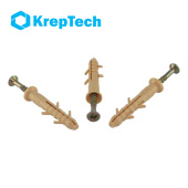 Дюбель (полипропилен) с ударным шурупом (SMT-P) Ø8 L=80мм, потай, КрепТех
