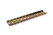 DIN рейка  L 100 желтый zinc 