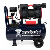 Воздушный компрессор (бесшумный) с прямым приводом MK-2825, 25L 1,5kW, 220V, 150л/мин, 8 бар, Makute