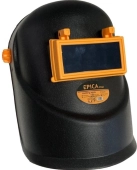 Сварочная маска 108x50mm с открывающимся стеклом черный, EP-60397, Epica Star