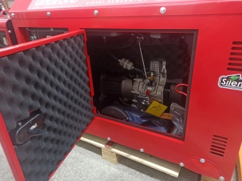 Дизельный однофазный малошумный электрогенератор мощностью 3-3,5kW, DG3500SE, GX NewLand 
