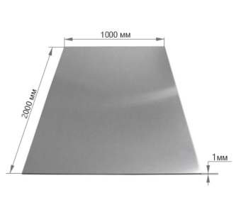 Лист алюминиевый 1.0*1000*2000mm