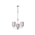 Люстра CARMEN RLD94103-3 3*E14 40W Chr бежевый текстиль LuminaLED
