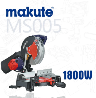 Торцовочный отрезной станок 220V 1800W 6000об/мин 255мм, MAKUTE