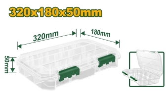 Модульный ящик для хранения (4+2) 380*182*320мм; Jadever