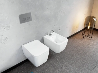 Компакты подвесные Hera + Крышка Duroplast Slim no-rim Turkuaz Seramik Турция