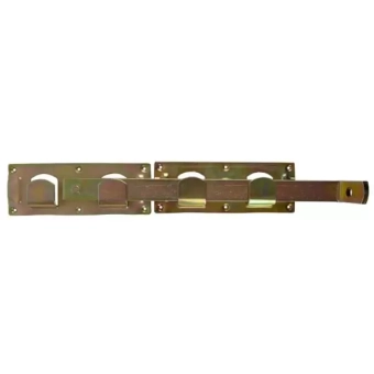Задвижка воротная DOMAX  400*70*180мм желтый WBR440