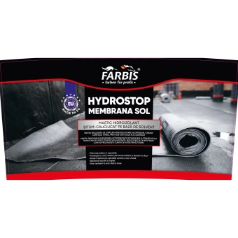 Мастика битумно-каучуковая 10 кг Hydrostop Membrana Sol