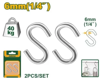 S-образный крюк 6mm (2buc) JDSHK2K06 Jadever