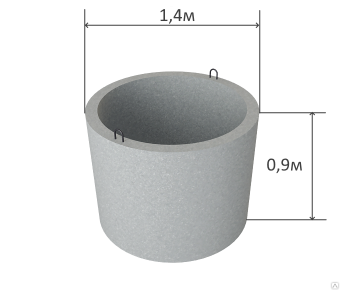 Кольцо железобетонное D=1.4m H=0.9m