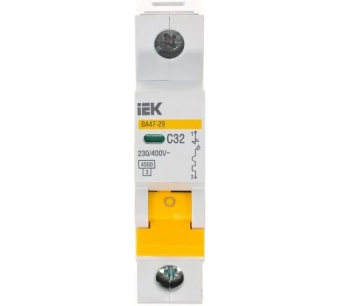 IEK Автоматический выключатель BA47-29M 1P 32A 4.5Ka х-ка C