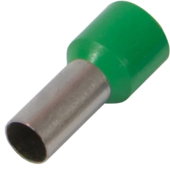 Изолированный наконечник гильза 10-12 green 10.0mm зеленый