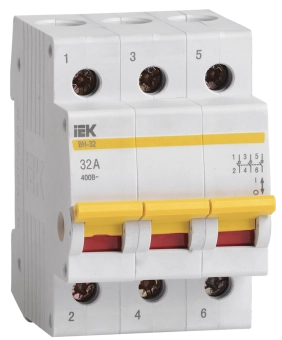 Выключатель нагрузки  ВН-32 3Р 32А IEK