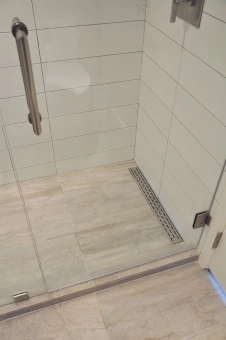 Трап для душа линейный Ø50 x 90° LINE FLH40-A2 С06 - 500 х 70 комплект
