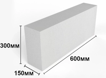Газоблоки перегородочные BCA 600*300*150мм, D500, Meteor - Moldova