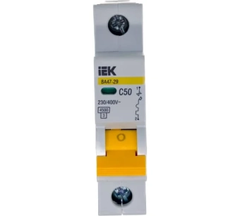 IEK Автоматический выключатель BA47-29M 1P 50A 4.5Ka х-ка C