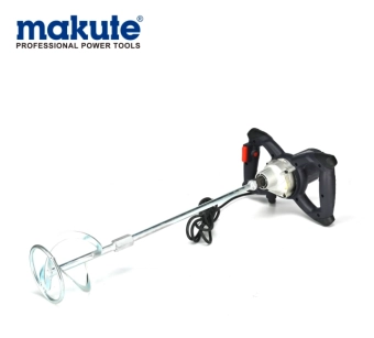 Миксер электрический строительный 220V 1300W 0-1100r/min 120мм, MAKUTE