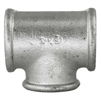 Оцинкованный редукционный тройник 90° FxFxF - 11/4"x3/4"