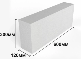 Газоблоки перегородочные BCA 600*300*120мм, D500, Meteor - Moldova