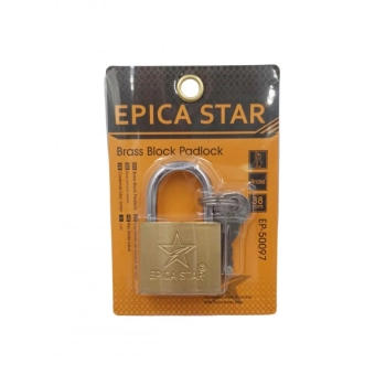 Замок навесной дуговой, имитация бронзы 38мм, EP-50097; Epica Star